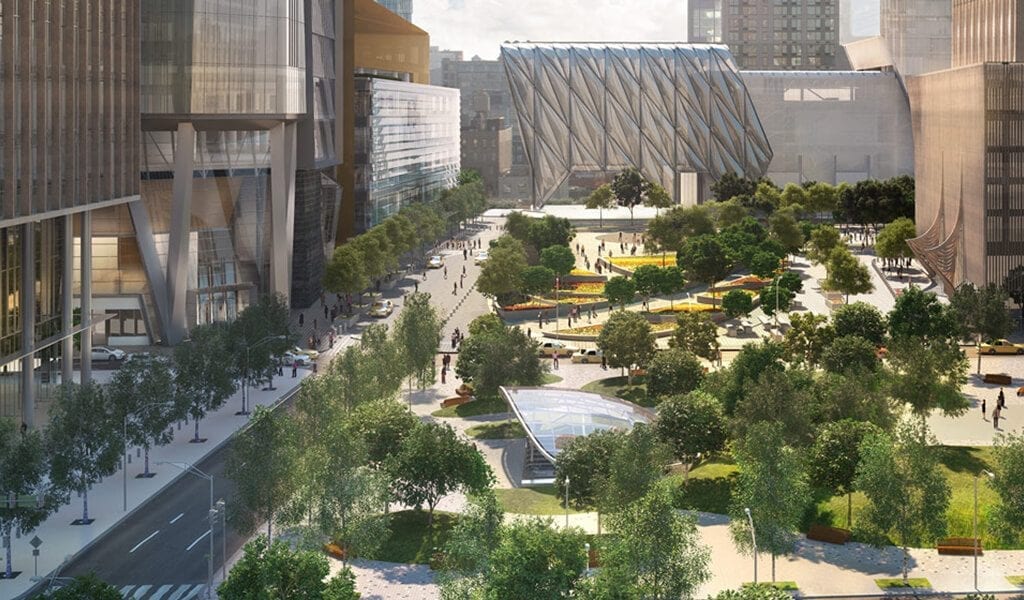 Landscaping at Hudson Yards