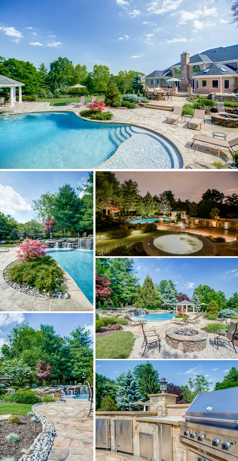Composite of Sponzilli Residential Landscaping Projects