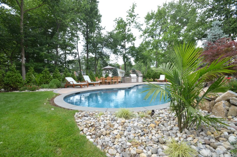 Rock Garden by Pool