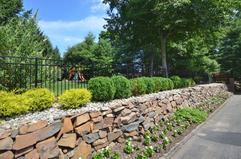 Stone Retaining Wall