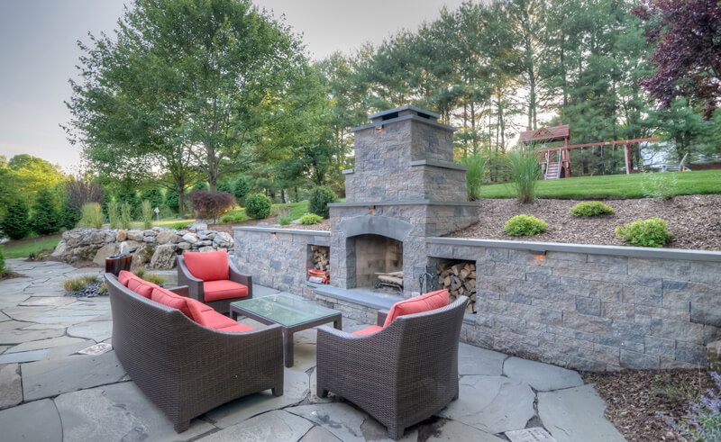 Cozy-Outdoor-Fireplace