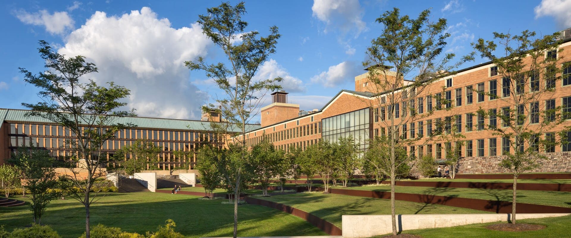 Landscaping at Nokia corporate campus in NJ