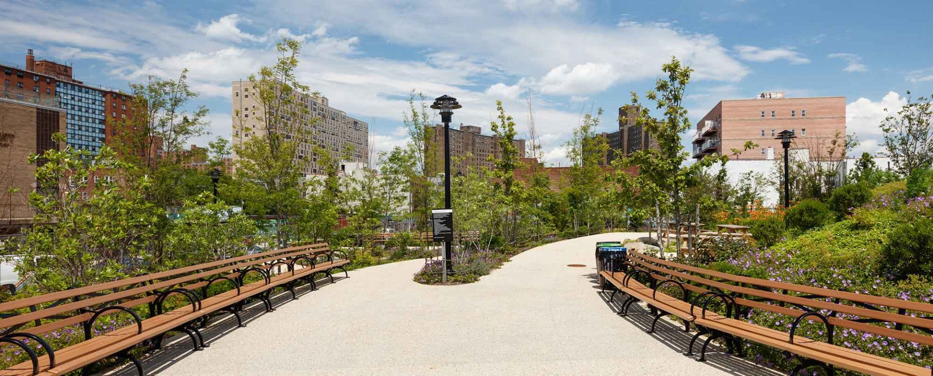 Landscaping at Coney Island Seaside Park