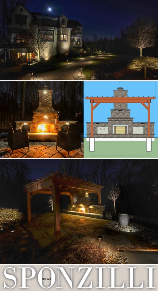 Three Examples of Landscape Lighting